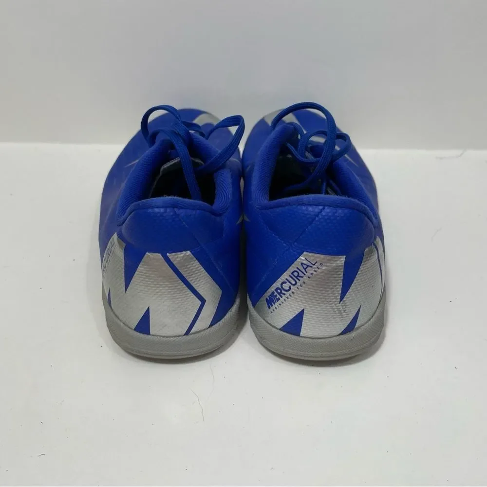 Nike Mercurial Blue Athletic Soccer Training Shoes